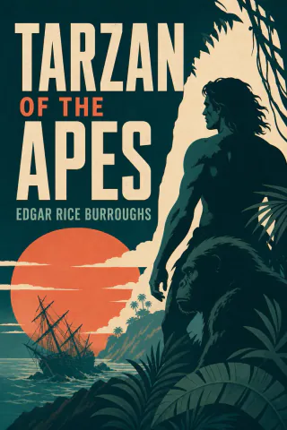 Tarzan of the Apes book cover in LitaBook